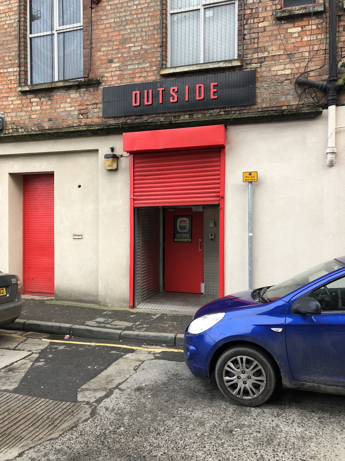 Outside Sauna in Belfast