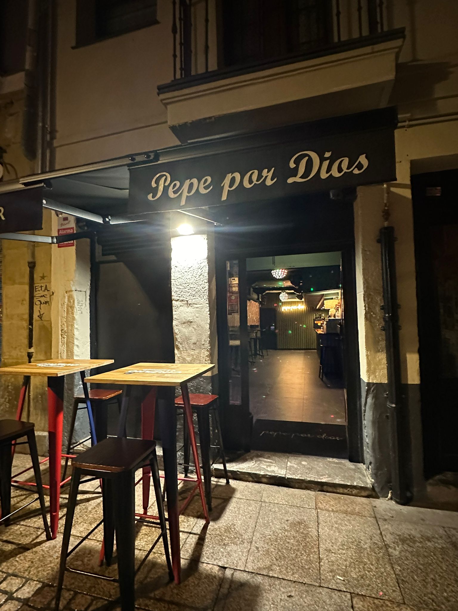 Pepe por Dios in Bilbao