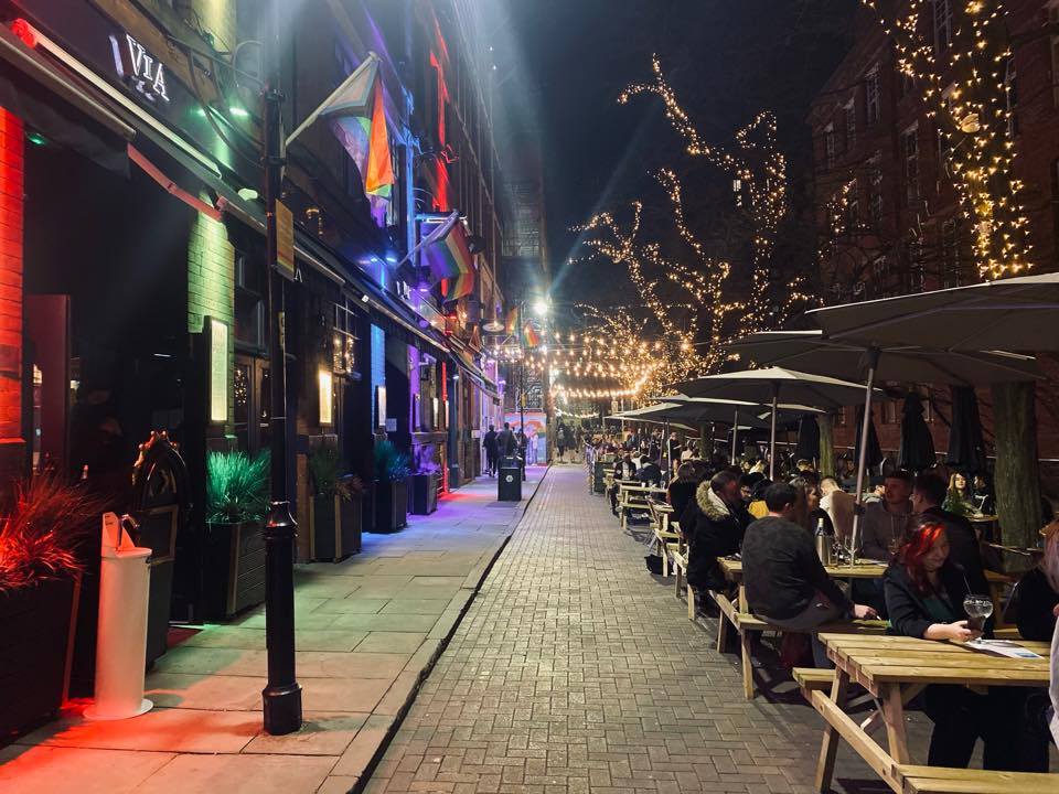 Via Canal Street in Manchester