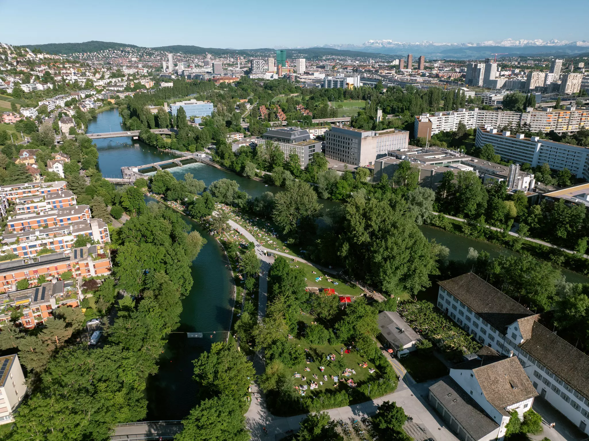Werdinsel — Beaches in Zurich